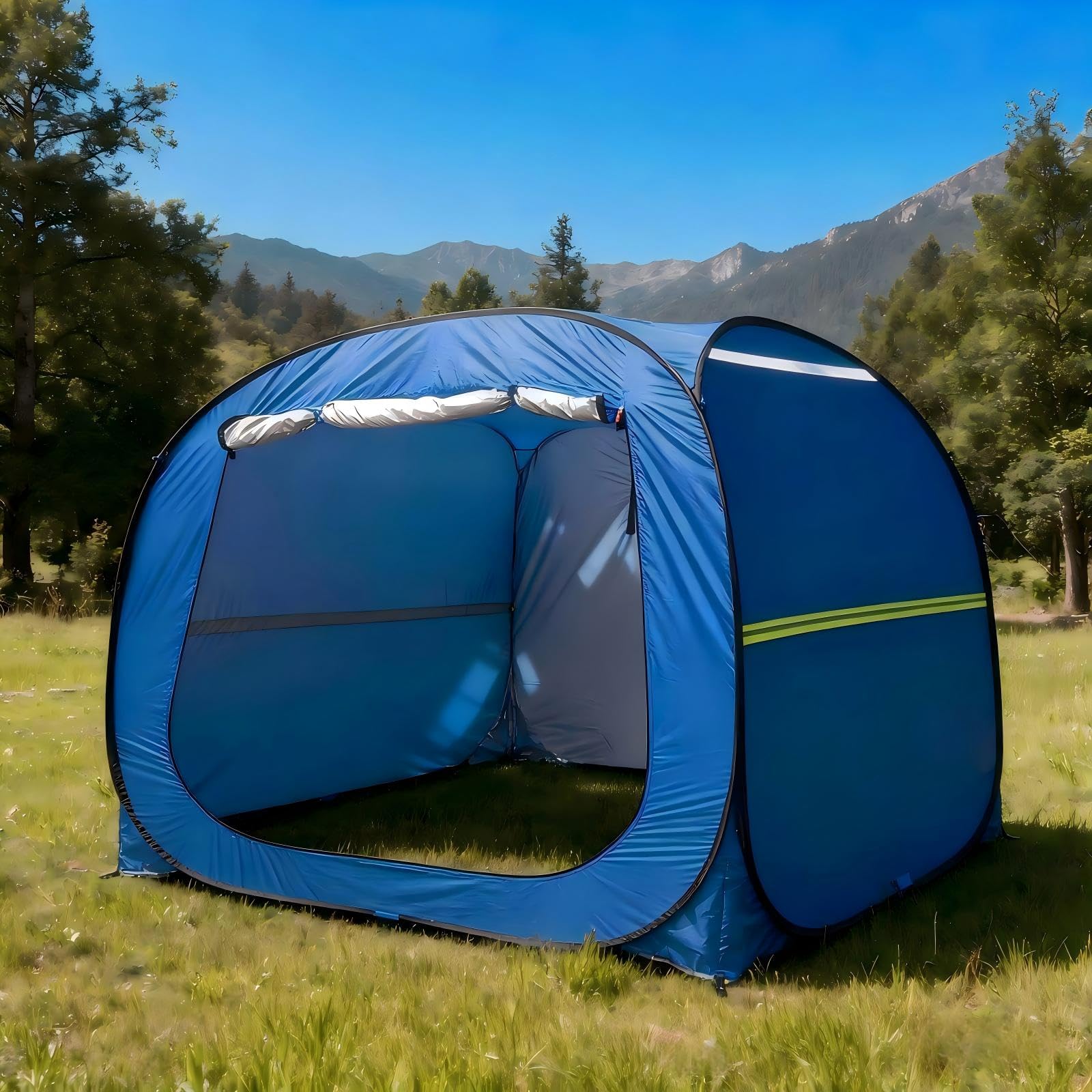 Amazon.co.jp: プライベートワンタッチ避難テント 災害シェルター 天井